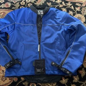 Blue Motorcycle Jacket